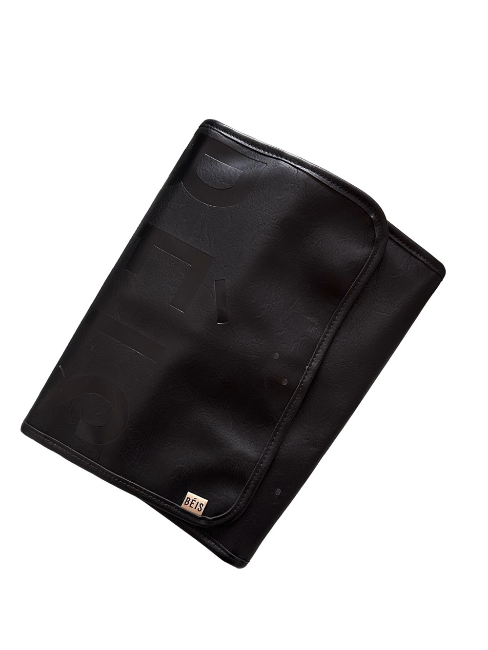 BEIS Black Foldover Jewelry Travel Pouch